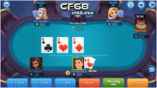 So tài Poker tại cf68