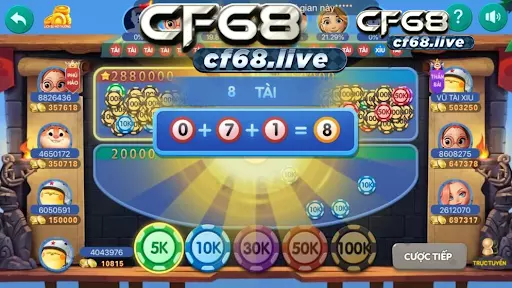 Chơi game hấp dẫn tại cf68