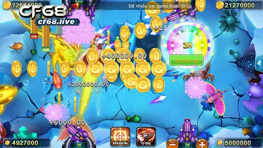 Tham gia bắn cá game tại cf68 thu tiền khủng