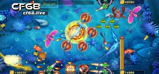 Lưu ý số điểm của từng loại cá trong Bắn cá game CF68