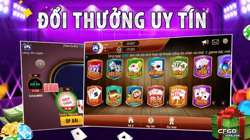 cf68 vin8 game bài đổi thưởng 