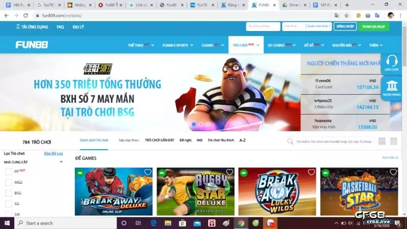 Fun78 cung cấp các dịch vụ cá cược phong phú