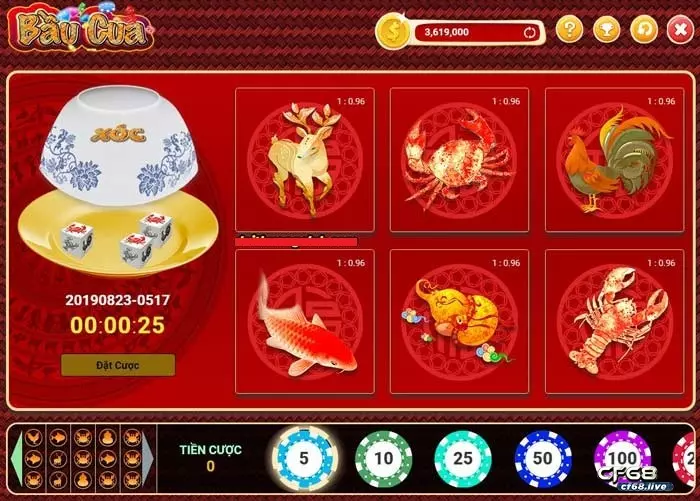 Một số kinh nghiệm chơi game bầu cua