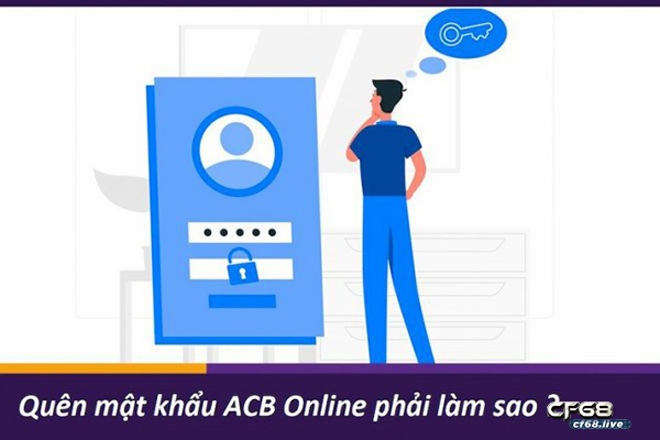 Có nhiều cách để lấy lại mật khẩu ACB Banking