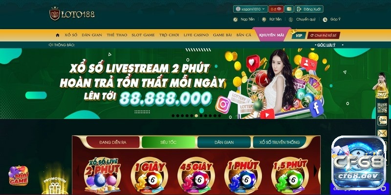 Nhà cái LOTO188 chơi nổ hũ uy tín, chất lượng