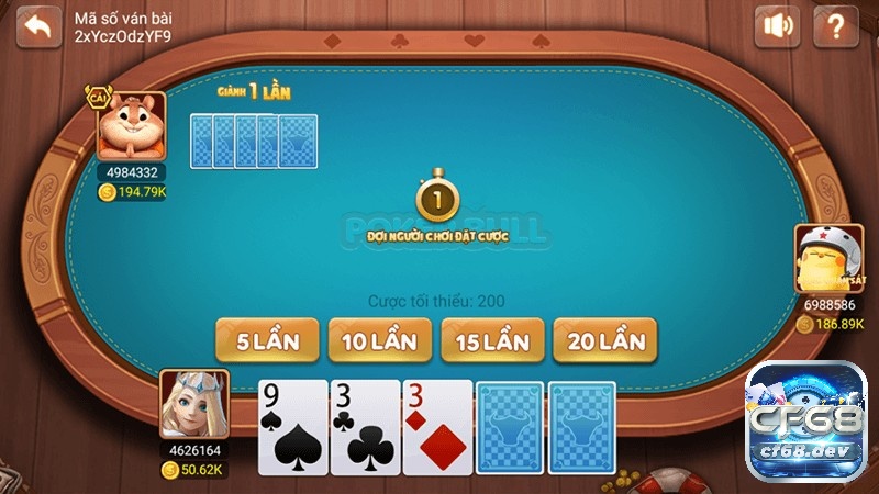 Poker là thể loại game bài được chơi phổ biến hiện nay