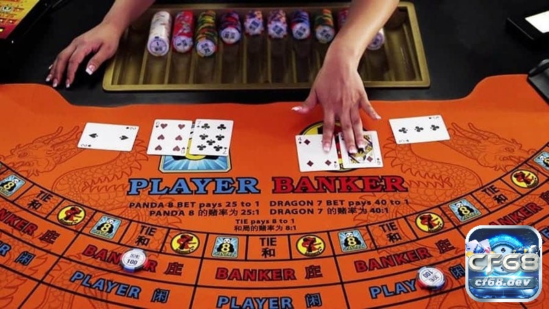 Quy luật baccarat đặt vào cửa Player