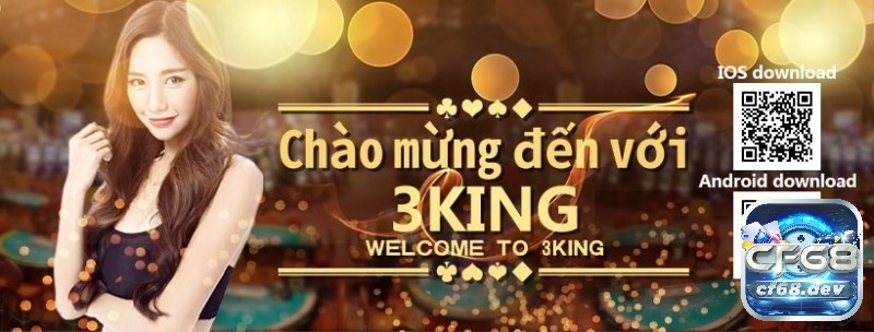 Tải 3king bằng cách quét mã QR phù hợp với hệ điều hành iOS