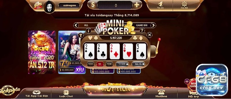 Luật chơi Mini Poker căn bản được xây dựng thế nào?