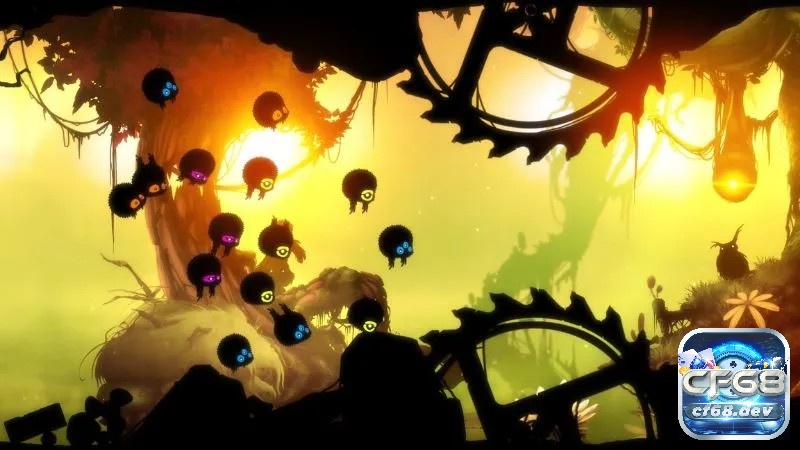 Badland là tựa game 2 người chơi trên điện thoại sở hữu đồ họa và âm thanh độc đáo