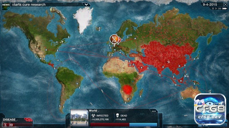 Plague Inc. là một tựa game chiến lược đầy tính độc đáo