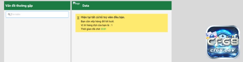 CF68.live luôn hỗ trợ tận tình 24/7 nên anh em cược thủ yên tâm trải nghiệm tại đây