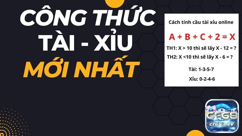 Những công thức tài xỉu phổ biến nhất