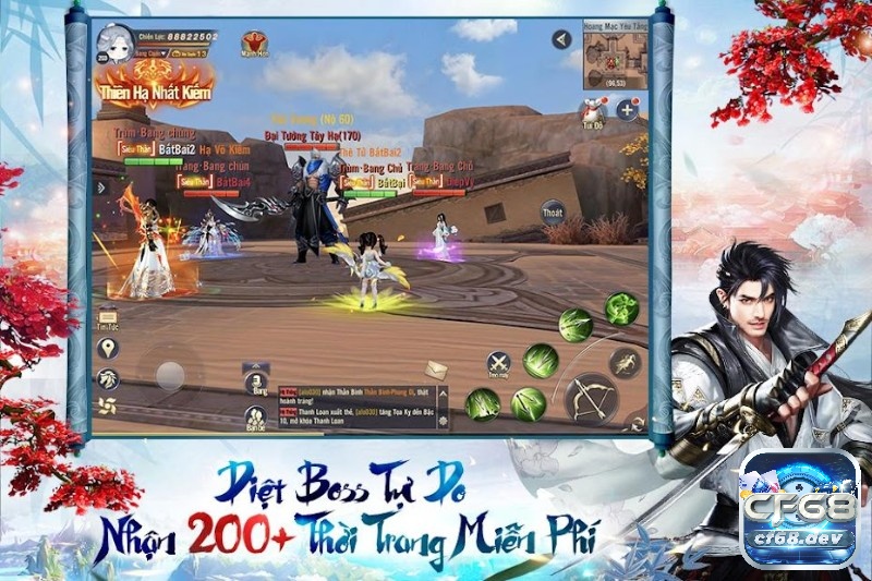 Game Ngạo Kiếm 3D có lối chơi nhập vai nhiều người chơi MMORPG hấp dẫn