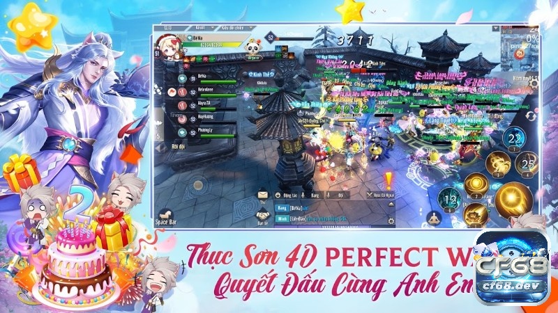 Review Game Thục Sơn Kỳ Hiệp Mobile cùng CF68 ngay nhé!