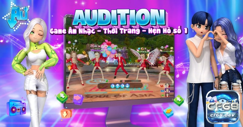 Trải nghiệm vũ điệu sôi động và những thử thách nhảy đầy thú vị trong Audition Online